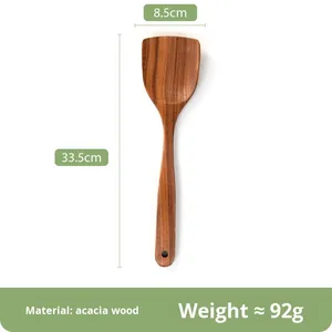 Gỗ Tếch thìa thìa gỗ keo không dính Pan đặc biệt colander salad ngã ba súp muỗng khuấy thìa đồ dùng cho nhà bếp - Product Image 6