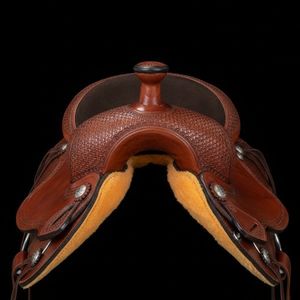 Selle Western personnalisée en cuir de qualité supérieure Molly's Custom Silver Ranch and Trail - Personnalisable - Product Image 1