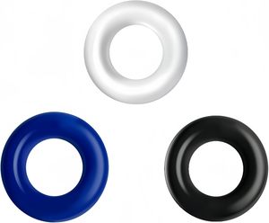 ชุดวงแหวนอวัยวะเพศ<span class=keywords><strong>ชาย</strong></span>3ชิ้นแข็งแรง3ชิ้นสำหรับผู้ชายการแข็งตัวของอวัยวะเพศ<span class=keywords><strong>ชาย</strong></span>ยืดได้นานขึ้น - Product Image 5