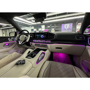 Upgrade 64 Colors <b>LED</b> Car Ambient <b>Lighting</b> for Mercedes Benz W167 GLE GLS 2020-2025 Atmosphere Strip Accessories - Product Image 2