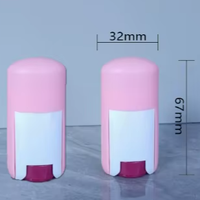 Stick cosmétique vide rotatif de 6g, stick déodorant rotatif, stick de crème solaire, emballage plastique