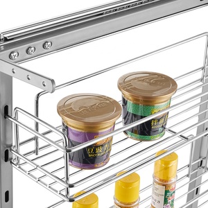 Panier de rangement pliable en métal à suspendre sur le côté du tiroir de cuisine - Product Image 6