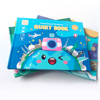 Custom Montessori Sensory Puzzle Busy Book for Toddlers Quiet Early Learning Activity Personalized Felt Quiet Book