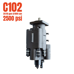 <span class=keywords><strong>Pompe</strong></span> <span class=keywords><strong>hydraulique</strong></span> manuelle C102 à deux vitesses, conception portable pour atelier et réparation en extérieur - Product Image 1