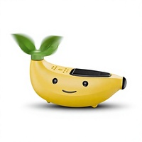 Diffuseur d'aromathérapie solaire pour voiture, désodorisant en plastique, parfum d'ambiance, design banane