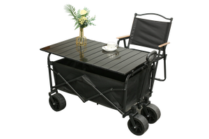 Hot Sale All Terrain Outdoor Garden Multi-functional Folding Camping <b>Cart</b> High Capacity Portable Beach Trolley Shopping Tools - Product Image 6