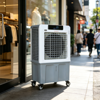 Pendingin Udara Evaporatif 6000+ CFM 250W Kelas A Kontrol Sentuh Humidistat yang Dapat Disesuaikan untuk Industri Komersial Luar Ruangan