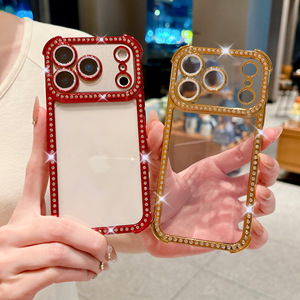Funda Protectora Antigolpes con Esquinas de Airbag para iPhone 17 Pro Max 16, Protector de Lente con Brillantina, Funda con Diamantes - Product Image 1