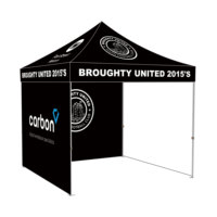 Maxcanopy Gazebo Auvent Pop up Tente 3x3m Pliable Rétractable Tente Logo Personnalisé Imprimé Extérieur 3x3 10x10 Pliable