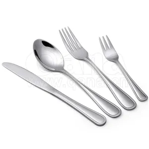 High quality cutlery sets houseware 24 pcs stainless steel hanging flatware set for kitchen dinning