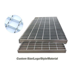 Rejilla de acero galvanizado antideslizante duradera para suelo de ganado, cubierta de canal, pasarela peatonal, parques, materiales de construcción de Metal - Product Image 1