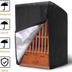 Funda para Silla Mecedora de Tela Oxford 135x105x175cm, Antipolvo, con Cierre de Cordón, para Uso en Jardín, Patio o Exterior - Product Image 5