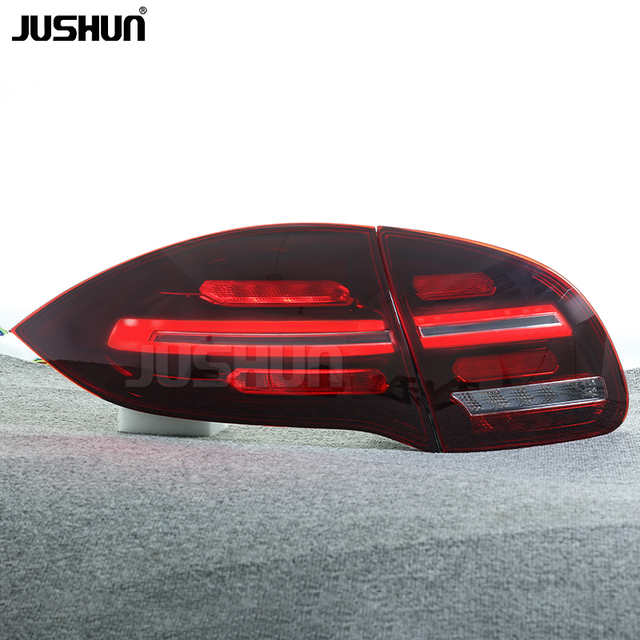 JUSHUN High Configuration LED Auto Streamer Turn Light Assembly for Porsche Cayenne 2011-2014 Accessories Upgrade New Taillight