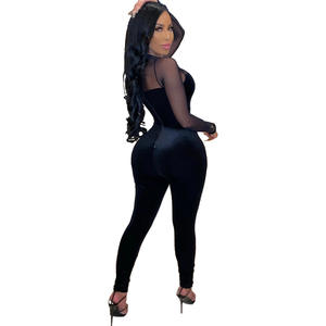 Body de otoño con estilo para mujer, <span class=keywords><strong>mono</strong></span> de Yoga de Color sólido, ropa ajustada transpirable, <span class=keywords><strong>Comprar</strong></span> ahora - Product Image 6