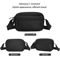 Nieuwe mini kleine crossbodytas Sporttelefoontas voor heren Heuptas Schoudertas Borsttas