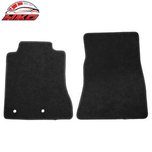Tapis de sol pour Ford Mustang 15-24, velours noir, avant, antidérapants, 2 pièces - Product Image 1