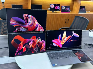 Moniteur d'ordinateur portable portable 15.6 pouces FHD IPS LED Type-C Écran d'ordinateur HDR externe pliable à double écran de jeu HD - Product Image 6