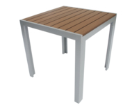 Tables et chaises résistantes aux intempéries, table à manger d'extérieur pour jardin, parc