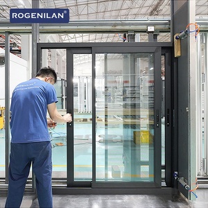 Fenêtres coulissantes <span class=keywords><strong>de</strong></span> sécurité en aluminium triple vitrage AS2047 sur mesure <span class=keywords><strong>de</strong></span> l'usine Rogenilan avec verrou <span class=keywords><strong>de</strong></span> sécurité - Product Image 3