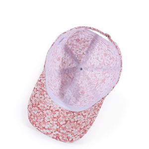 Gorra de Primavera/Verano con Estampado de Flores, Gorra Ligera para Mujer, Protección Solar para Montañismo al Aire Libre - Product Image 3