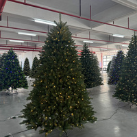 Décorations de Fêtes et de Maison Personnalisées de Haute Qualité Préinstallées en PE/PVC, Arbres de Noël Artificiels