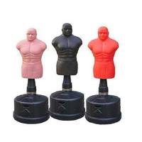Sac de frappe autoportant en silicone en forme humaine pour l'entraînement de boxe