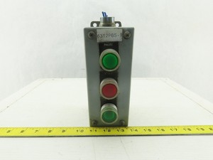 PLC <strong>ElectroMate</strong> E3PBGM Enclosure 3 Button Red &amp;amp; Green Momentary Warranty Product - Product Image 1