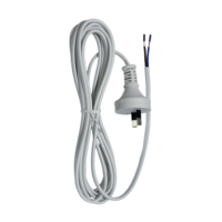 Cable de Extensión de Corriente AU con Certificación SAA AS NZS 3112 a IEC C15, Cable de Alimentación CA de 3 Pines para PC, Monitor, Impresora