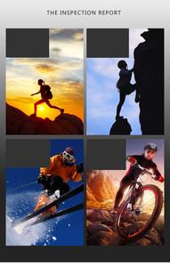 Bantalan Lutut & Siku Dapat Disesuaikan 4 Buah Set Pelindung Siku Lutut Olahraga Dewasa Pelindung Taktis - Product Image 6