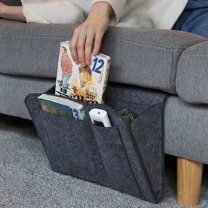 Best-selling convenient <b>bed</b> <b>sofa</b> table hanging storage bag felt bedside storage bag - Product Image 1