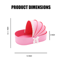 Caja de Regalo Rígida de Cartón con Diseño de Chocolate y Fresa, Cesta para Bebé, para Envasado de Alimentos, Laminación Mate para Sushi y Gelatina