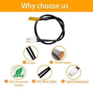 Smh250 2पिन अल्ट्रा-पतले <span class=keywords><strong>ntc</strong></span> तापमान सेंसर फिल्म थर्मोस्टर जांच सतह के तापमान को मापने के लिए - Product Image 5