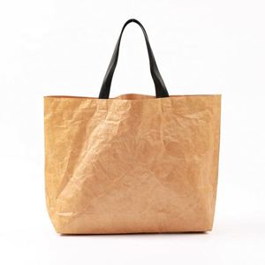 Sac fourre-tout Tyvek personnalisé extra large, imperméable et résistant aux éclaboussures, avec fermeture éclair en papier Dupont et poche intérieure - Product Image 1