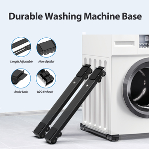 Support pour machine à laver Support mobile réglable pour réfrigérateur Support mobile pour machine à laver Support universel pour sèche-<span class=keywords><strong>linge</strong></span> - Product Image 2