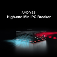 EGLOBAL Mini PC AMD Ry Zen5 4500U Win10 Ventilador de refrigeración 4K HD2.0 DP AC WiFi Computadora de juegos de escritorio