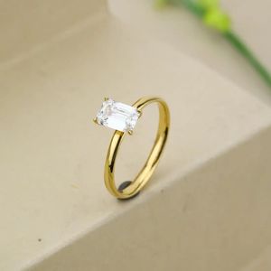 Anillo Solitario de Diamante Cultivado en Laboratorio de 1 Quilate en Oro, Joyería Fina Elegante de Diseñador, Anillo de Compromiso y Boda Brillante de Primera Calidad - Product Image 3