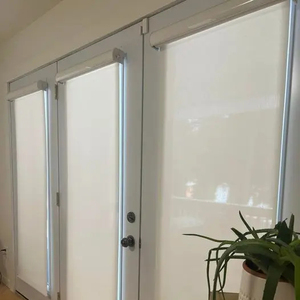 Factory Made Motorized Zigbee Solar Powered Smart Blind <strong>Motor</strong> <strong>Roller</strong> Shades with Solar Panel for Hotel Office Home Decoration - Product Image 4