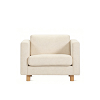 Fauteuil Club Moderne pour Hôtel, Mobilier Confortable, Fauteuils Inclinables en Tissu, Sièges de Salon, Chaise d'Appoint pour Chambre et Appartement, Chaise de Loisirs