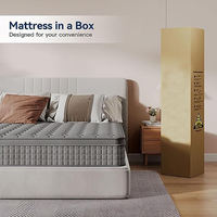 Matelas à ressorts 7 zones, simple, double, king size, ressorts, latex, mousse à mémoire de forme, meubles de chambre à coucher, soutien moyen ferme