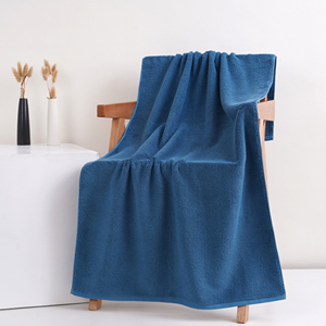 Ensemble de serviettes d'hôtel de luxe en coton peigné 32S, tissé, écologique, couleur unie, bordure Dobby, ultra-absorbant, pour spa et complexe hôtelier, avec logo - Product Image 2