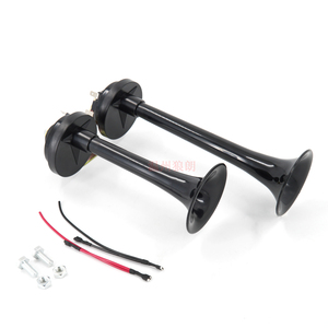 Klaxon électrique 120 dB 12 V à double trompette, type escargot, Plug & Play pour <span class=keywords><strong>voiture</strong></span>, camion, SUV, moto - Product Image 1