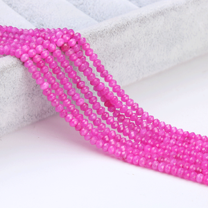 Cuentas de Piedras Preciosas Naturales para la Fabricación de Joyas, Piedras Sueltas de Corte Brillante de 1.5 mm, Variedad de Colores: Ojo de Gato, Coral, Rubí, Rosa Pulido de 8 mm - Product Image 6