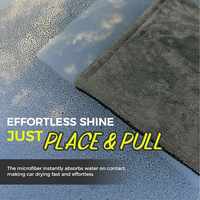 Serviette de lavage de voiture épaissie 1200gsm 1400gsm, microfibre torsadée pour nettoyage et séchage de voiture, accessoires de detailing automobile 60x90cm