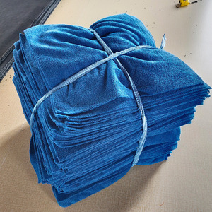 ผ้าไมโครไฟเบอร์สำหรับทำความสะอาด ขนาด 40x40 ซม. สีน้ำเงินรอยัล 300GSM สำหรับเช็ดรถยนต์ - Product Image 1