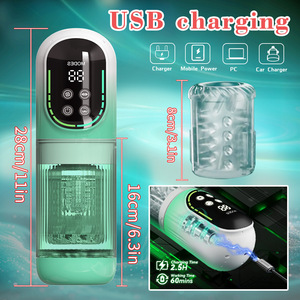 자동 남성 자위기구 스트로커 머신 전동 추진 회전 흡입 진동 자위컵 남성용 - Product Image 2