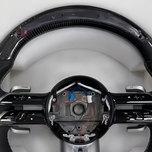 พวงมาลัยรถยนต์ LED สำหรับ <span class=keywords><strong>Mercedes</strong></span> Benz W206 W204 W205 W223 W213 W177 W463 AMG GT GLS63 GLE63พวงมาลัยคาร์บอนไฟเบอร์ - Product Image 4