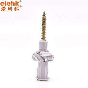 ELEHK Fixations murales en plastique robuste <span class=keywords><strong>pour</strong></span> briques, béton, pierre, murs <span class=keywords><strong>creux</strong></span>, chevilles <span class=keywords><strong>pour</strong></span> cloisons sèches - Product Image 3