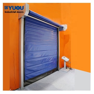 Fabric Insulated PVC Curtain Rapid Rising Fast PVC Rolling Door Latest High Speed Roller Shutter Door for Freezer Room - Product Image 3