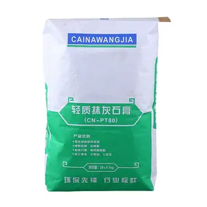 25Kg Cement Paper Bag Packaging 20Ke Empty Custom Valve Mouth Paper Bag For Adhesive Cement Powder