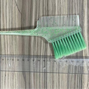 <span class=keywords><strong>Brosse</strong></span> à colorer les cheveux ionique avec logo personnalisé, double usage, peigne à queue de cheval, imperméable, mode, usage domestique, manche en plastique, 21 cm, vente en gros transfrontalière - Product Image 4